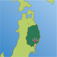 岩手県住田町の地図