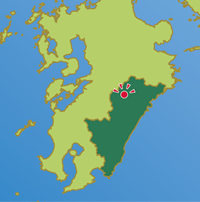 宮崎県東臼杵郡諸塚村の地図