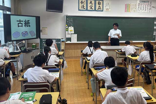 松八商工株式会社「出前授業」